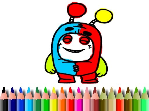 BTS OddBods Coloring Book